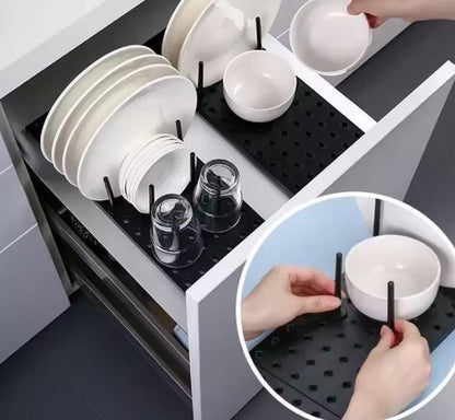 SmartShelf™ Dish Drying Kitchen Rack & Drawer Organizer