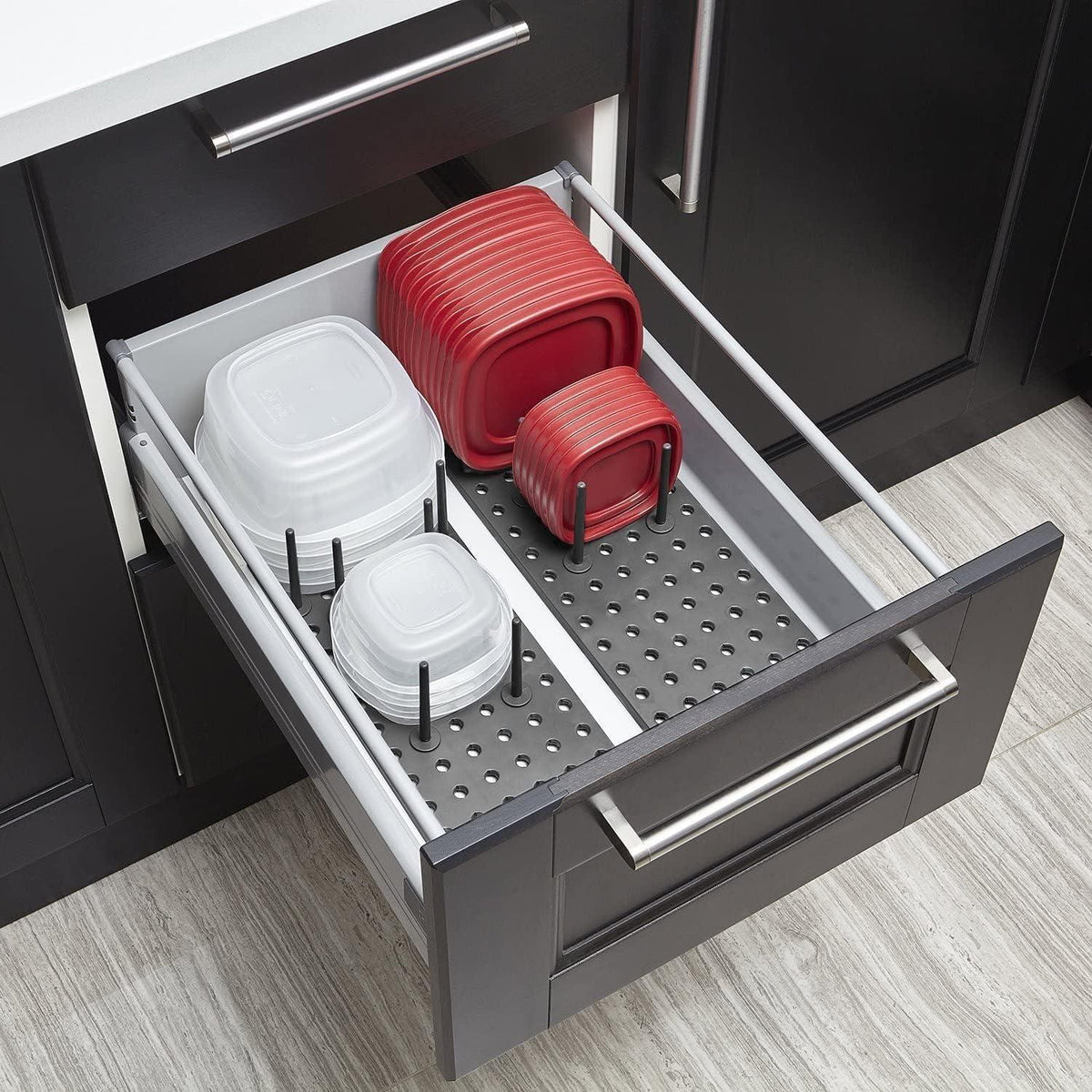 SmartShelf™ Dish Drying Kitchen Rack & Drawer Organizer