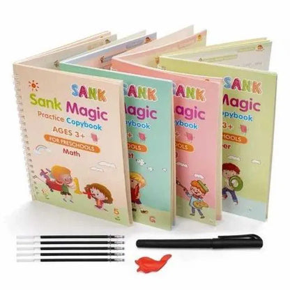 Reusable Magic Practice Copybook Set for Kids