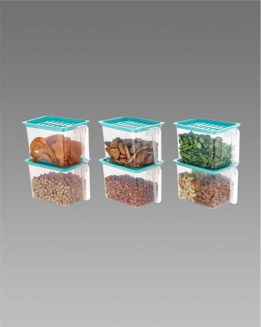 Crystal Clear Kitchen & Fridge Storage Basket (Pack of 6)