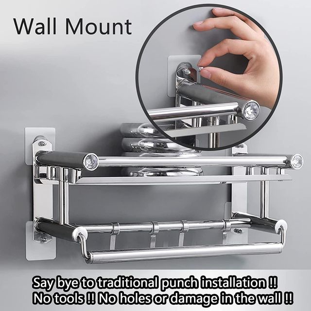 SmartShelf™ Heavy-Duty Drill-Free Adhesive Screw Wall Hook (Pack of 20)
