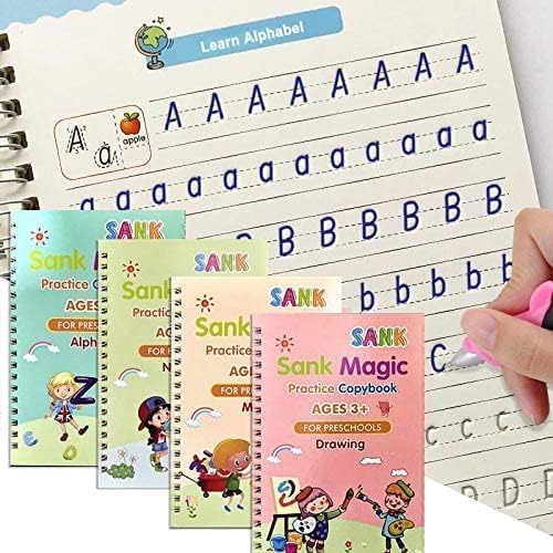 Reusable Magic Practice Copybook Set for Kids
