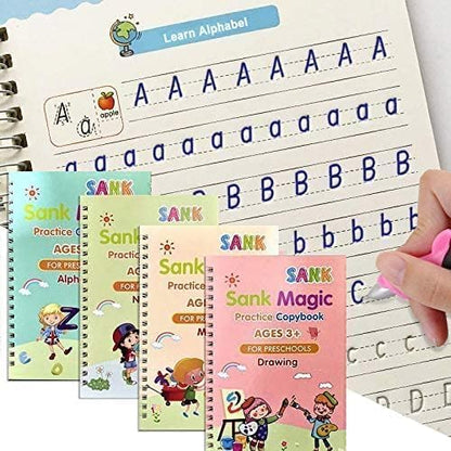Reusable Magic Practice Copybook Set for Kids
