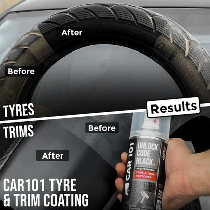 CAR 101™ Tyre & Trim Restorer Spray Coating ( pack of 1)